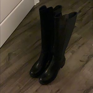 Shoe dazzle 4 inch block boots